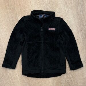 Vineyard Vines Black Fleece Jacket